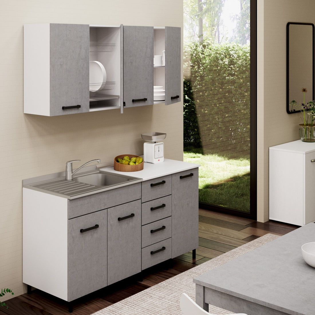 Composizione cucina da 160 cm