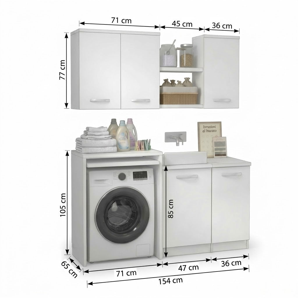Composizione laundry da 154