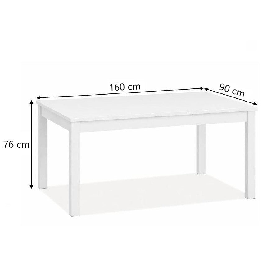Tavolo Elindo 160x90 (+2x40)