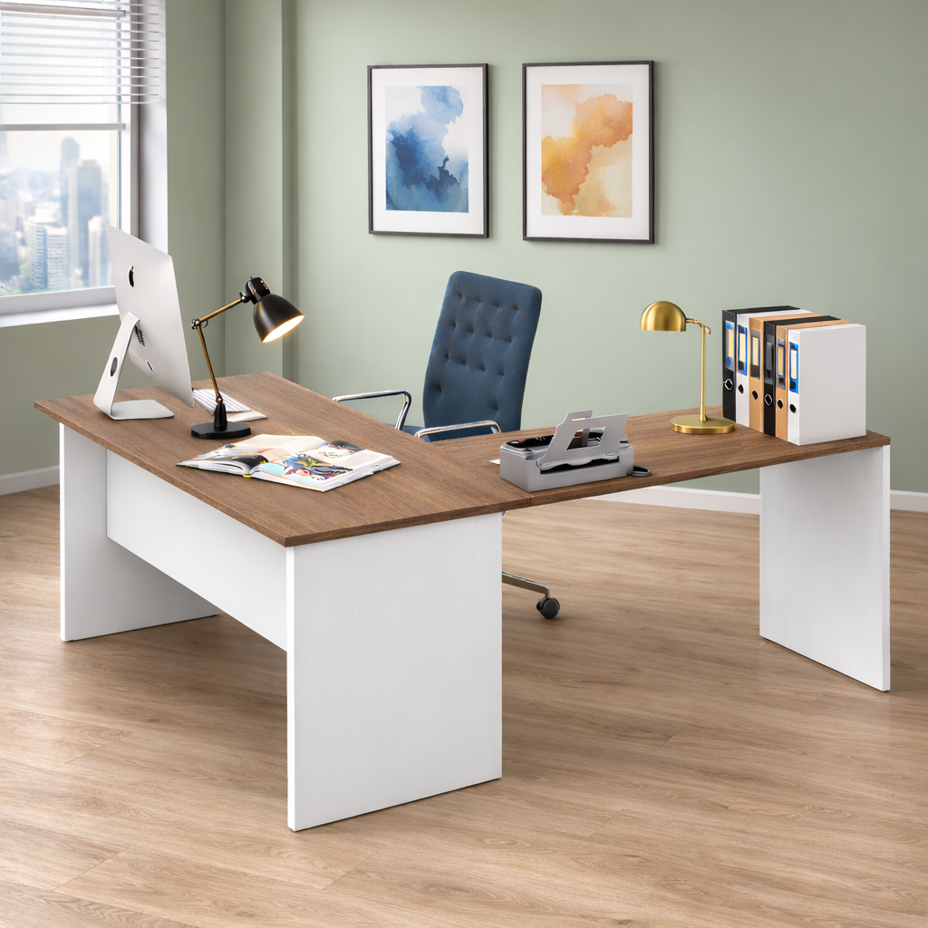 Scrivania per Ufficio 160 con prolunga 120