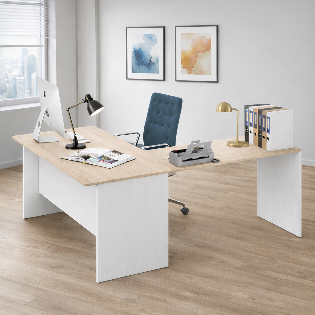 Scrivania per Ufficio 160 con prolunga 120