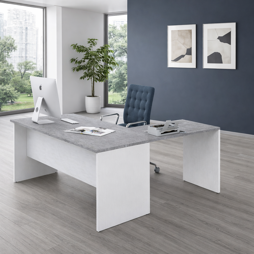 Scrivania per Ufficio 160 con prolunga 80