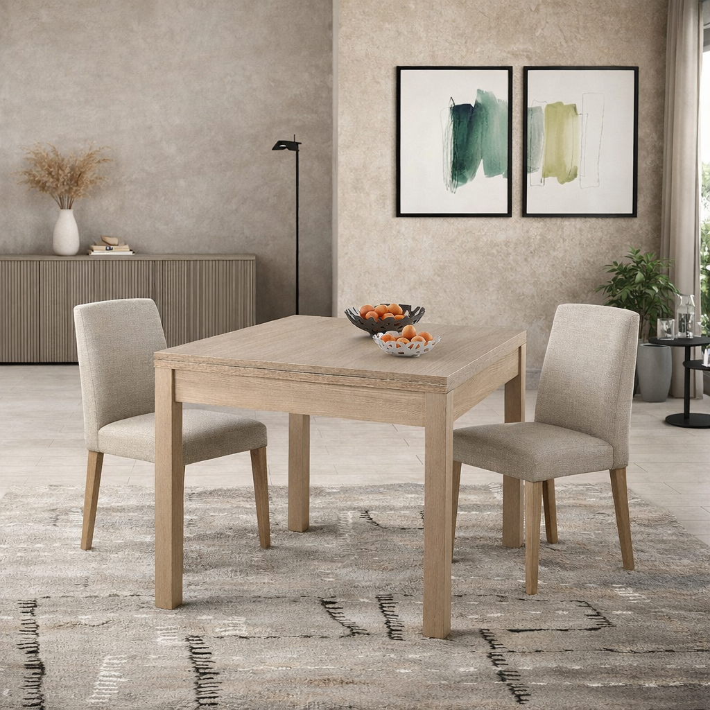 Tavolo Firenze 90x90 a libro