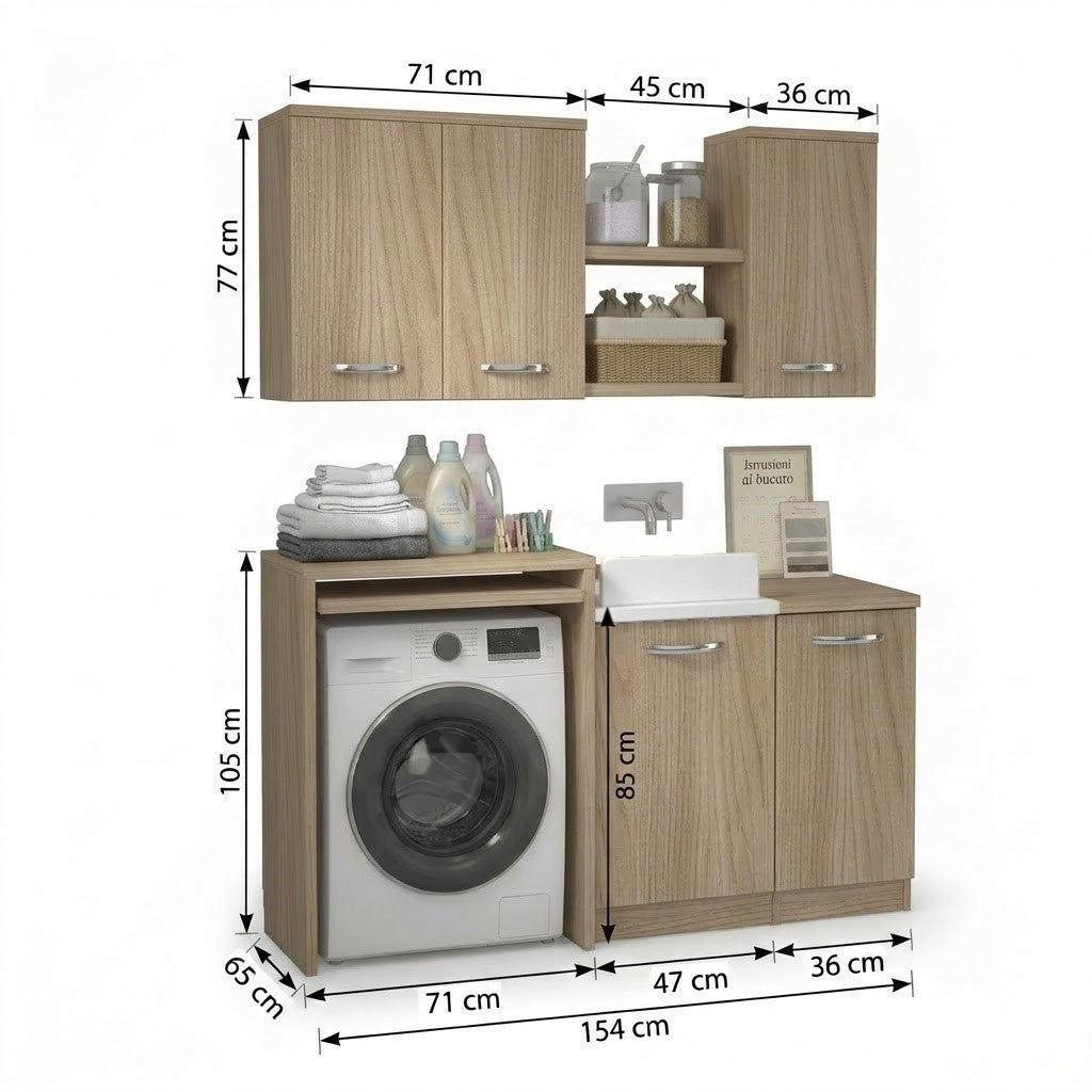Composizione laundry da 154