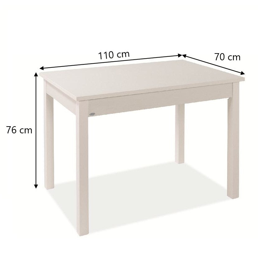 Tavolo Firenze 110x70 cm +40
