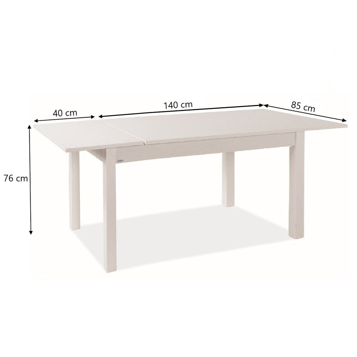 Tavolo Firenze 140x85 +40
