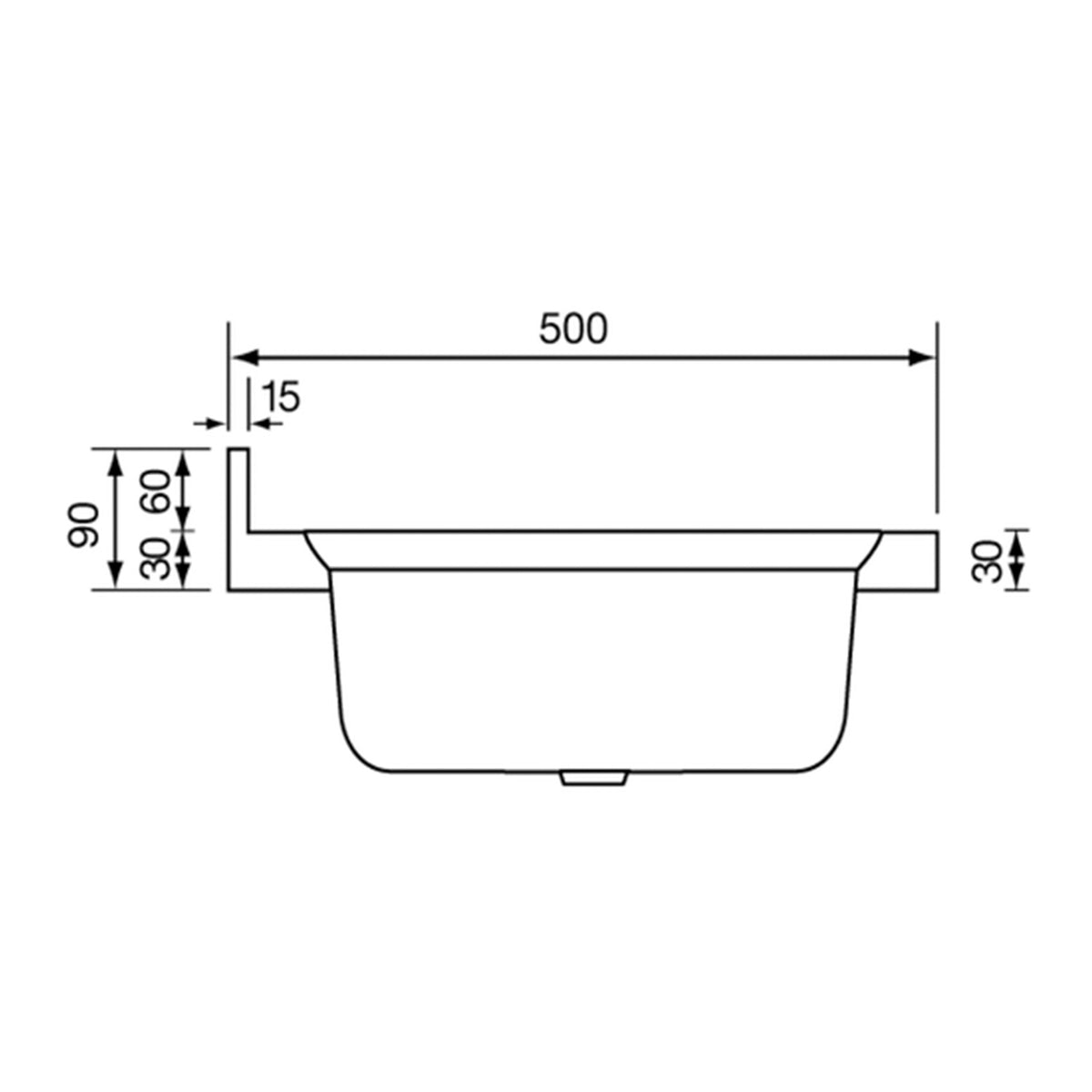 Lavello Inox ad Appoggio 120x50 due vasche e gocciolatoio